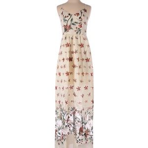 BCBDGeneration NWT BOHO IVORY MAXI  DRESS NWT